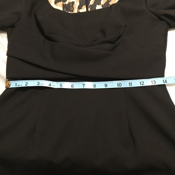 Donna Ricco NY Black Modern w/ Detail Dress 4 EUC - Picture 11 of 12